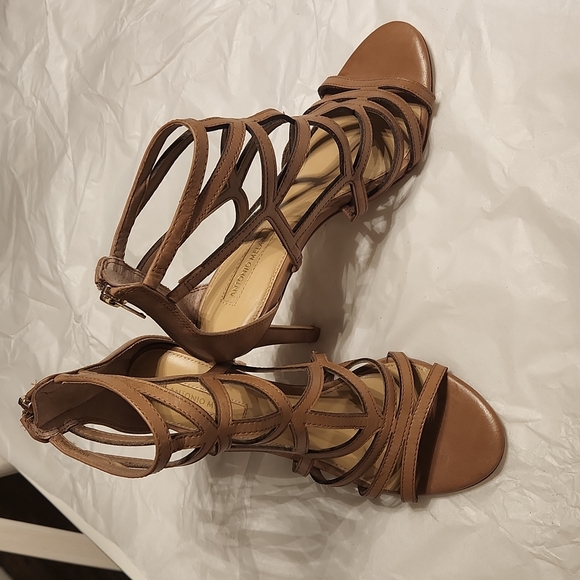 Antonio Melani shoes, used  Farrah Strappy Leather Heels ,Size 7M - Picture 3 of 11